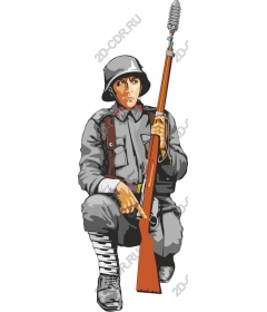 Vintage Military Soldier
