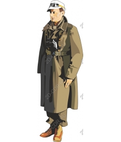  Character vintage trench