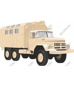 Military transport truck