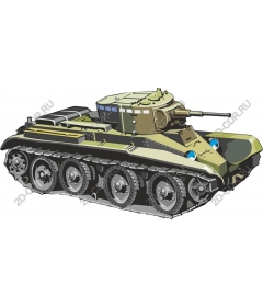 Классический мультяшный танк