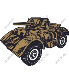 Классический бронированный автомобиль