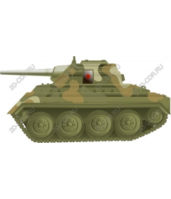 Классический камуфляжный танк