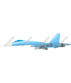  Elegant blue fighter