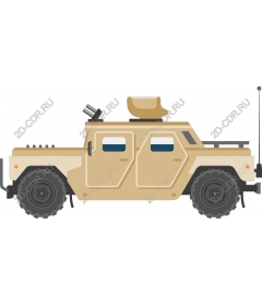 Military armored vehicle