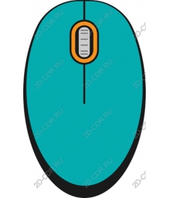  Stylish turquoise computer mouse