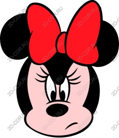  Adorable cartoon character with red bow