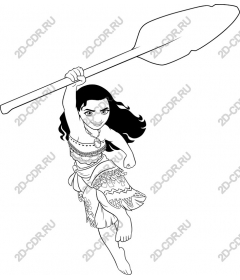 Dynamic work with the warrior Princess