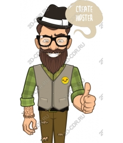  To create a hipster