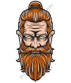 Vintage bearded man