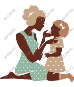  Touching Mother and Child