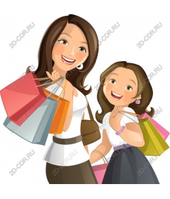  Mother and daughter shop