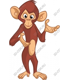  Adorable cartoon monkey