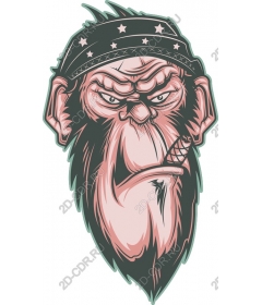  Coolest biker gorilla