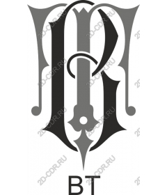  Elegant monogram