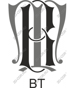 Элегантная монограмма H (BT)