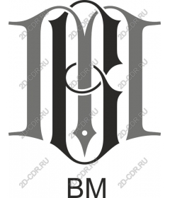  Elegant logo monograms BM