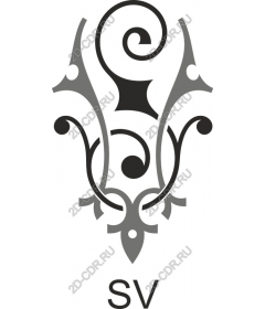  Elegant decorative motif