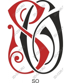  Elegant red and black SO