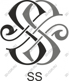  Elegant interwoven pattern