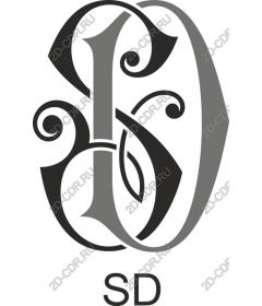  Elegant monogram (SD)