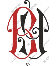  Elegant monogram R &amp; H