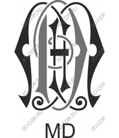  Elegant monogram