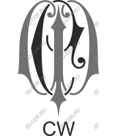  Монограмма CW