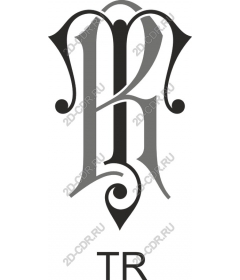 Элегантная работа Monogram P