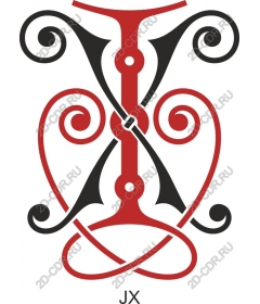  Elegant red and black, the complicated