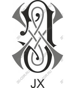  Elegant flourish - JX
