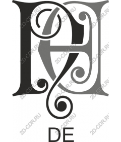  Elegant monogram