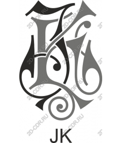  Elegant logo JK
