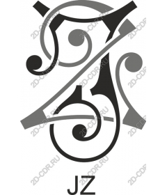  Art monogram JZ