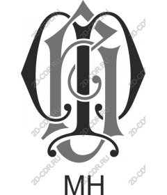  Elegant monogram