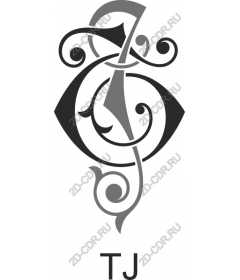  Elegant musical note