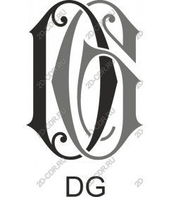  Elegant logo-monogram D&amp;G