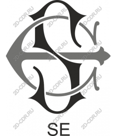 Stylish monochrome logo