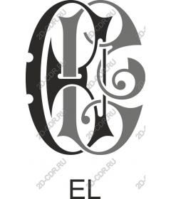  Elegant monogram