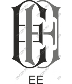 Stylized combination of letters