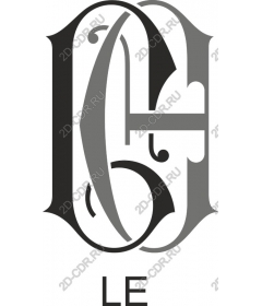  Elegant monogram