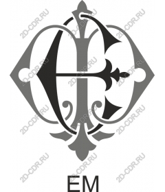  Elegant monogram - custom