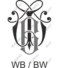  Elegant monogram