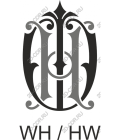  Elegant vintage logo WH/HW