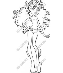  Charming character-the little mermaid