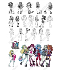 Monster High Bundle - Набор Клипартов