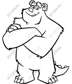  Charming friendly monster