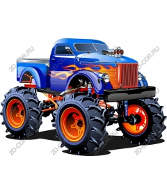  Bright monster truck