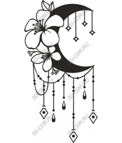  Black moon, flower