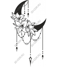  Floral Moon