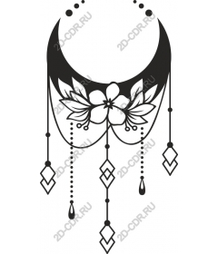  Elegant floral necklace